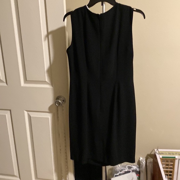 Black & White 2 pc Dress with Matching Jacket and Scarf Size 10P - Picture 4 of 6